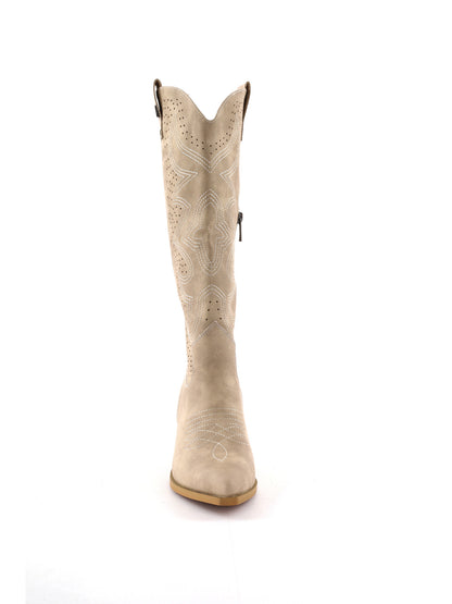 Queen helena stivale stivale/stivaletto da donna beige