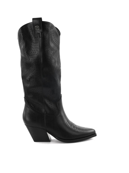 Queen helena stivale stivale/stivaletto da donna nero
