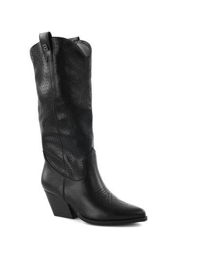 Queen helena stivale stivale/stivaletto da donna nero