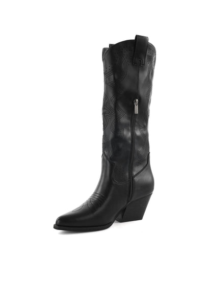Queen helena stivale stivale/stivaletto da donna nero