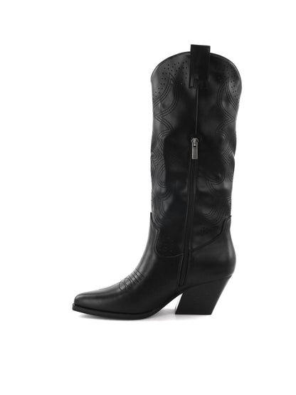 Queen helena stivale stivale/stivaletto da donna nero