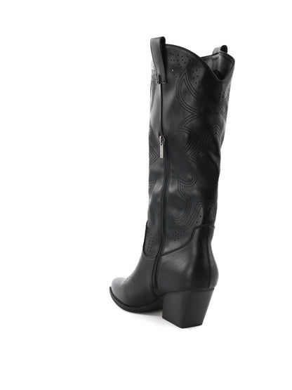 Queen helena stivale stivale/stivaletto da donna nero
