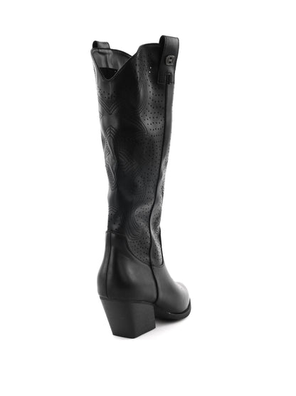 Queen helena stivale stivale/stivaletto da donna nero