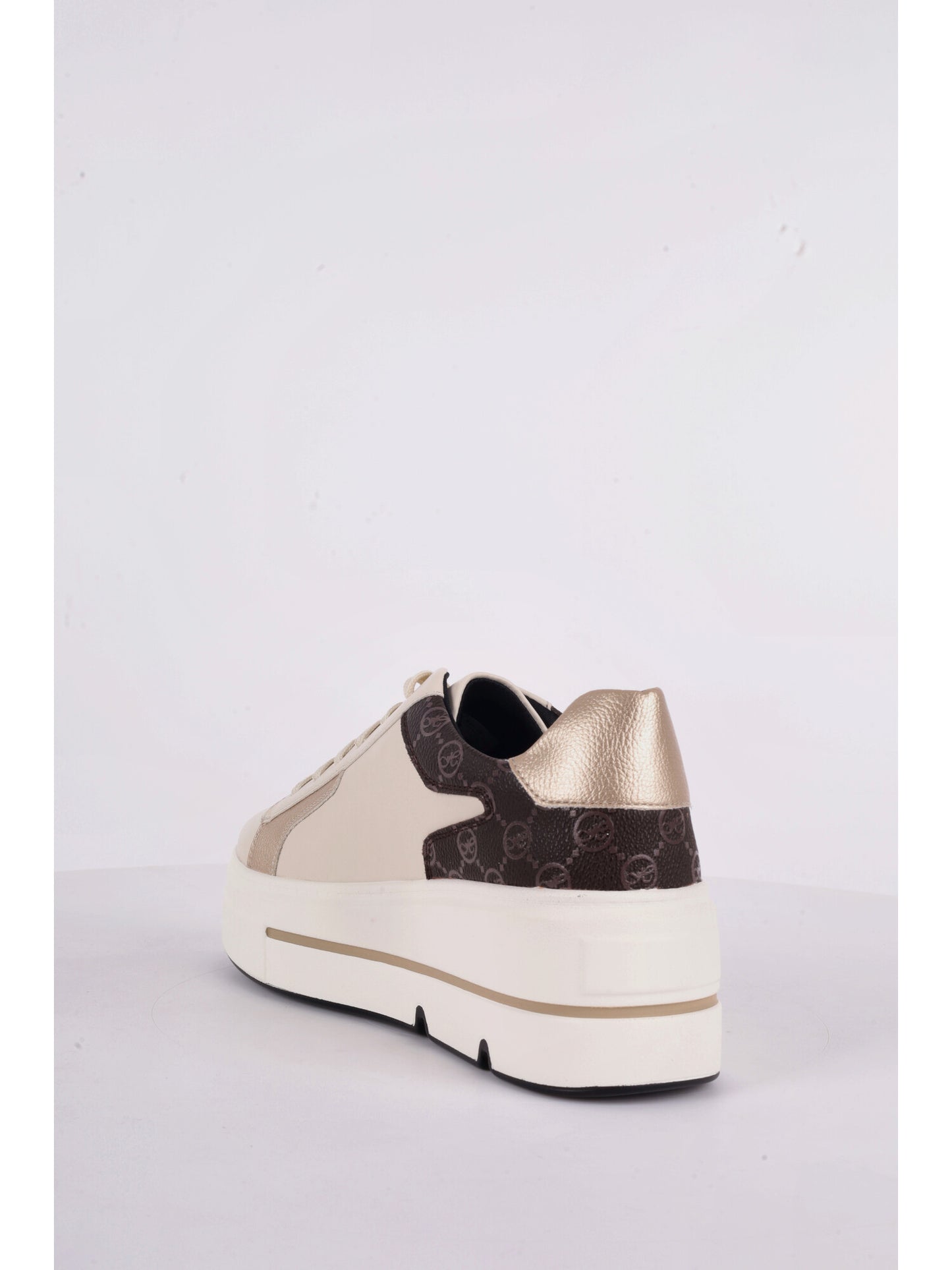 SNEAKER CON PLATFORM QUEEN HELENA DA DONNA BEIGE