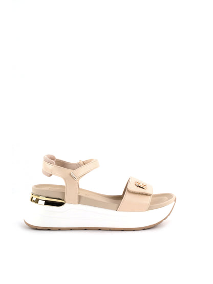 Sandali eleganti da donna Queen Helena beige per la primavera-estate