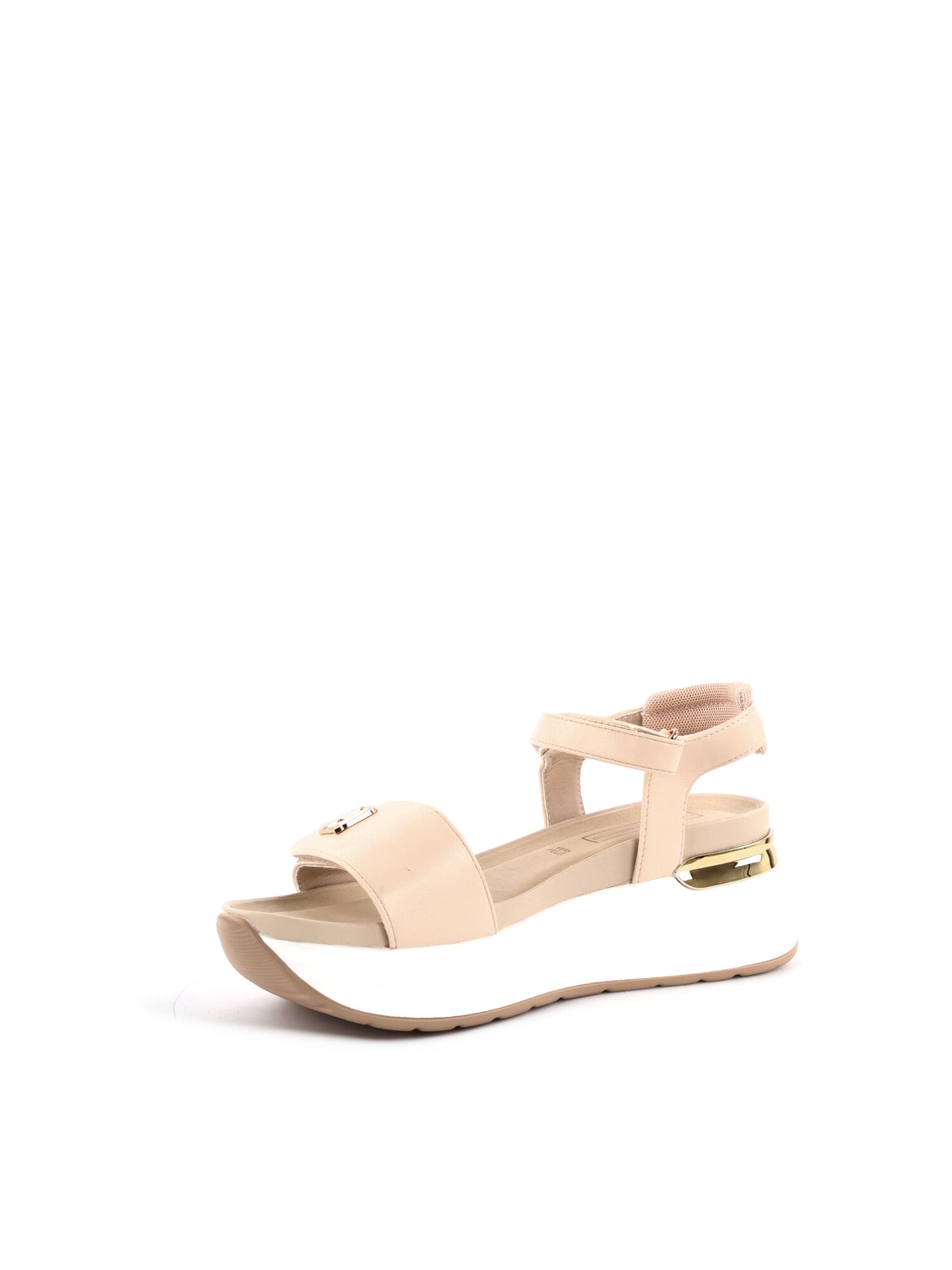 Sandali eleganti da donna Queen Helena beige per la primavera-estate