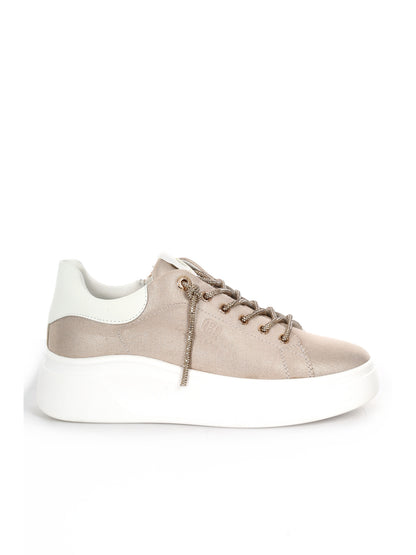 Sneakers da donna Queen Helena X34 10 Gold con dettagli preziosi