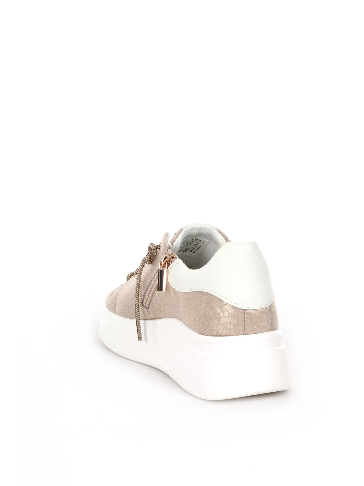 Sneakers da donna Queen Helena X34 10 Gold con dettagli preziosi