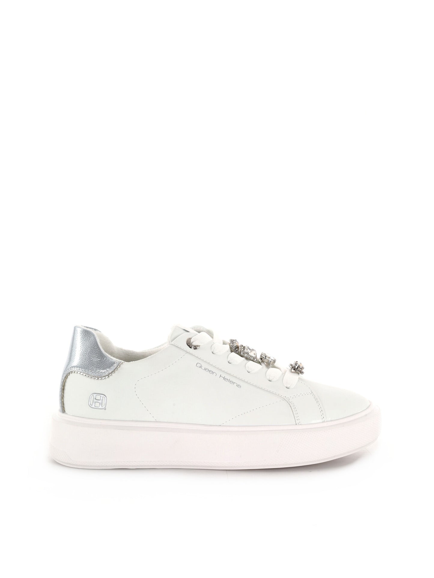 Sneakers donna Queen Helena X34 1 WH SI multicolore con suola platform
