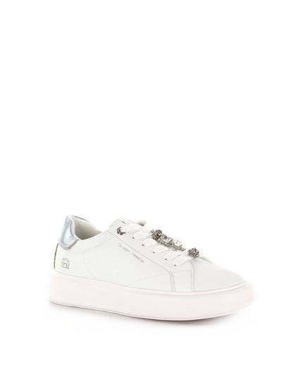 Sneakers donna Queen Helena X34 1 WH SI multicolore con suola platform