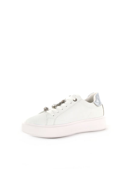 Sneakers donna Queen Helena X34 1 WH SI multicolore con suola platform