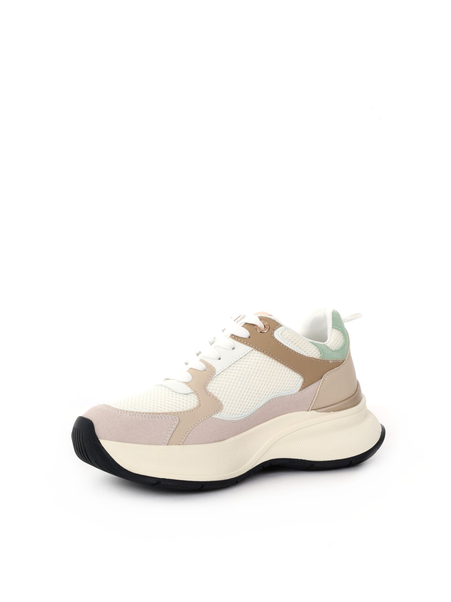 Queen Helena X34 34, sneakers beige donna con suola chunky casual