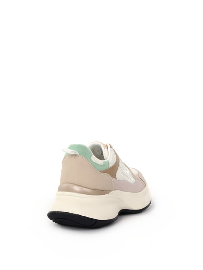 Queen Helena X34 34, sneakers beige donna con suola chunky casual