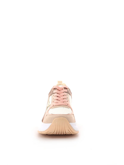 Sneakers queen Helena donna beige con suola chunky dallo stile casual
