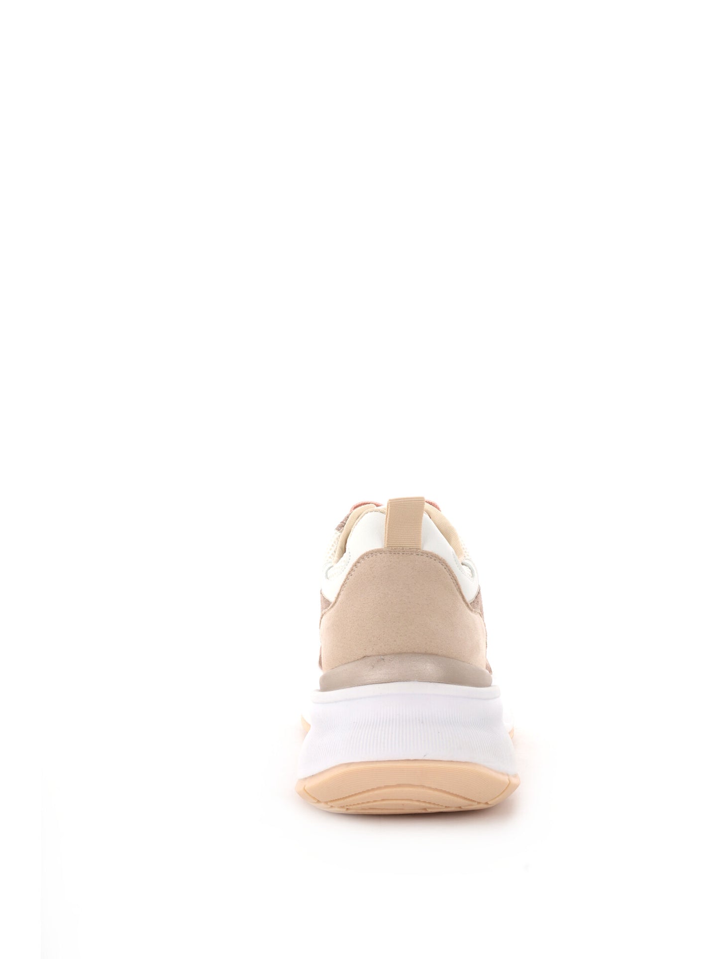 Sneakers queen Helena donna beige con suola chunky dallo stile casual