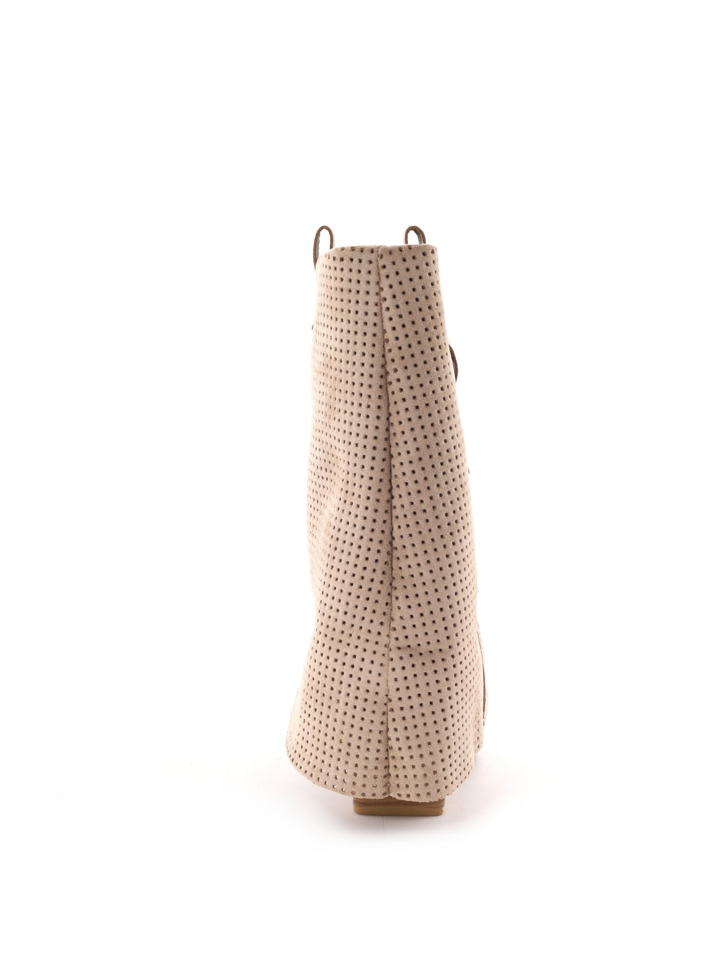 Queen Helena stivaletti biker traforati beige da donna leggeri e moderni