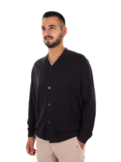 Armani Exchange Card, maglia da uomo marrone