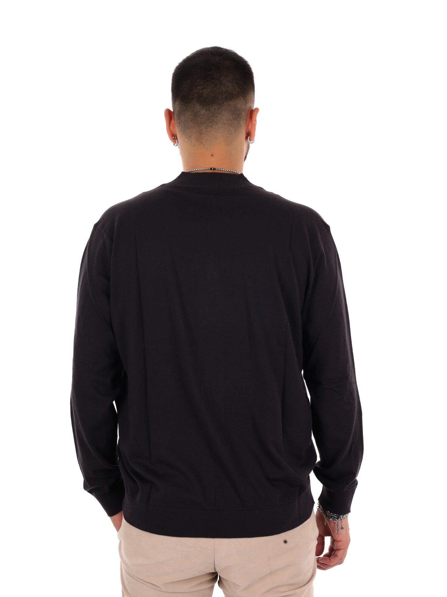 Armani Exchange Card, maglia da uomo marrone