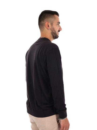 Armani Exchange Card, maglia da uomo marrone