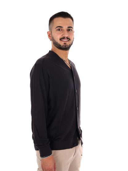 Armani Exchange Card, maglia da uomo marrone