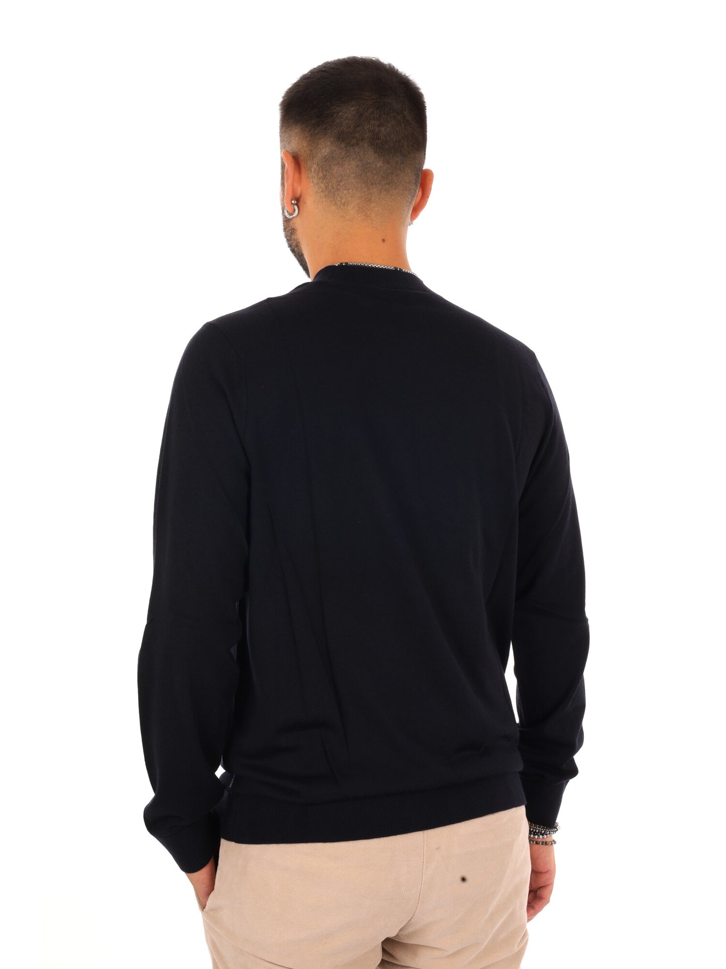 Armani Exchange Xm3570 Af28778 Ub101, maglia da uomo blu