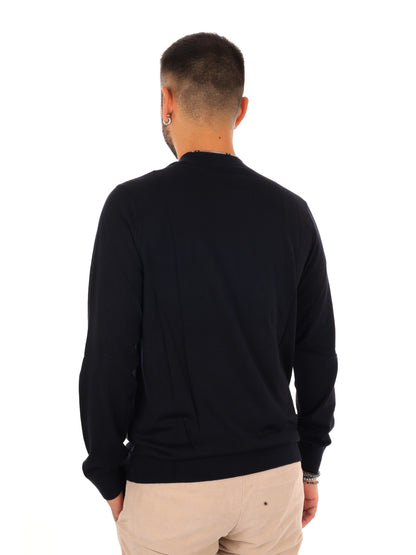 Armani Exchange Xm3570 Af28778 Ub101, maglia da uomo blu