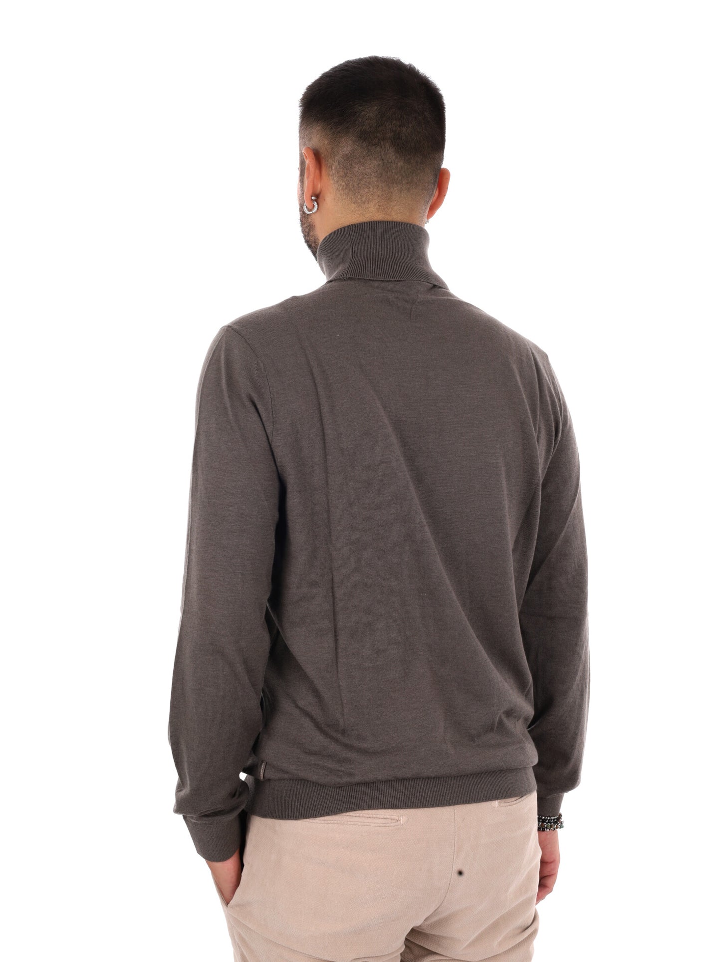 Armani Exchange Xm3571 Af28778 U6125, maglia maniche lunghe da uomo fango