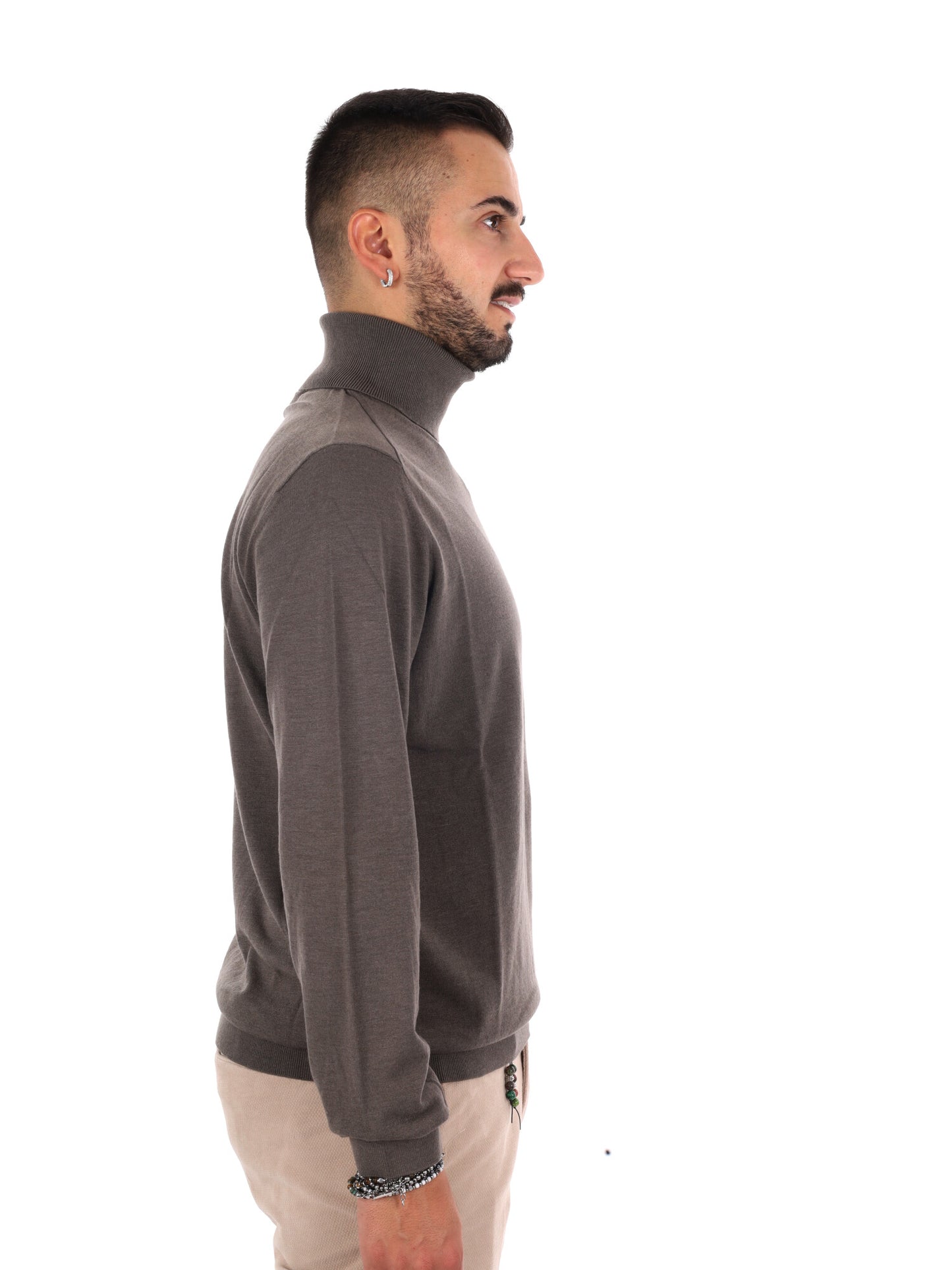 Armani Exchange Xm3571 Af28778 U6125, maglia maniche lunghe da uomo fango