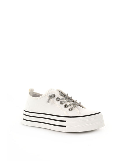 Queen helena sneaker sneakers da donna bianco