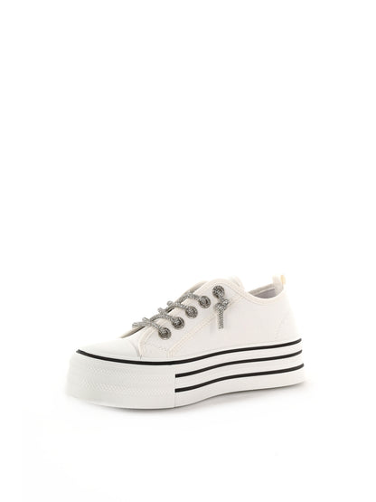 Queen helena sneaker sneakers da donna bianco