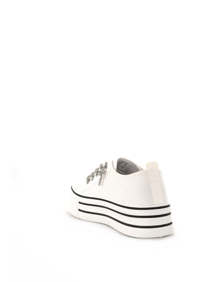 Queen helena sneaker sneakers da donna bianco