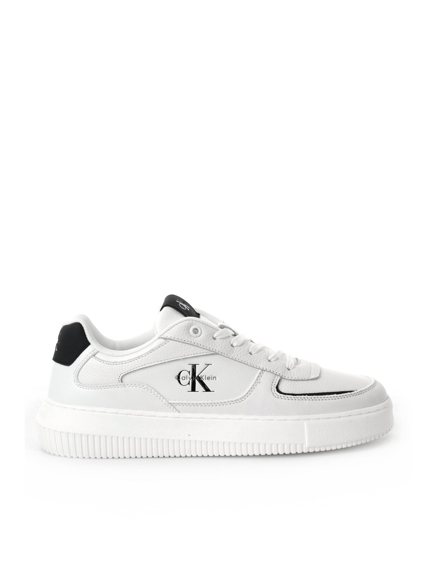 SNEAKER CUNKY CUPSOLE IN PELLE E NABUK CALVIN KLEIN DA UOMO BIANCO