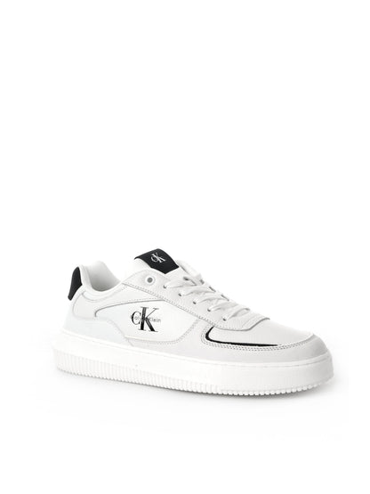 SNEAKER CUNKY CUPSOLE IN PELLE E NABUK CALVIN KLEIN DA UOMO BIANCO