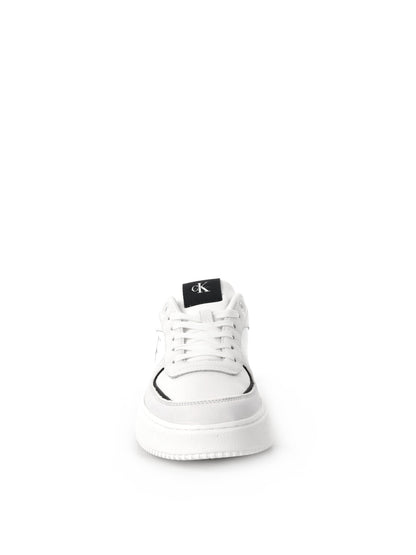SNEAKER CUNKY CUPSOLE IN PELLE E NABUK CALVIN KLEIN DA UOMO BIANCO