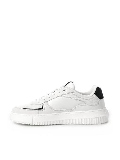 SNEAKER CUNKY CUPSOLE IN PELLE E NABUK CALVIN KLEIN DA UOMO BIANCO