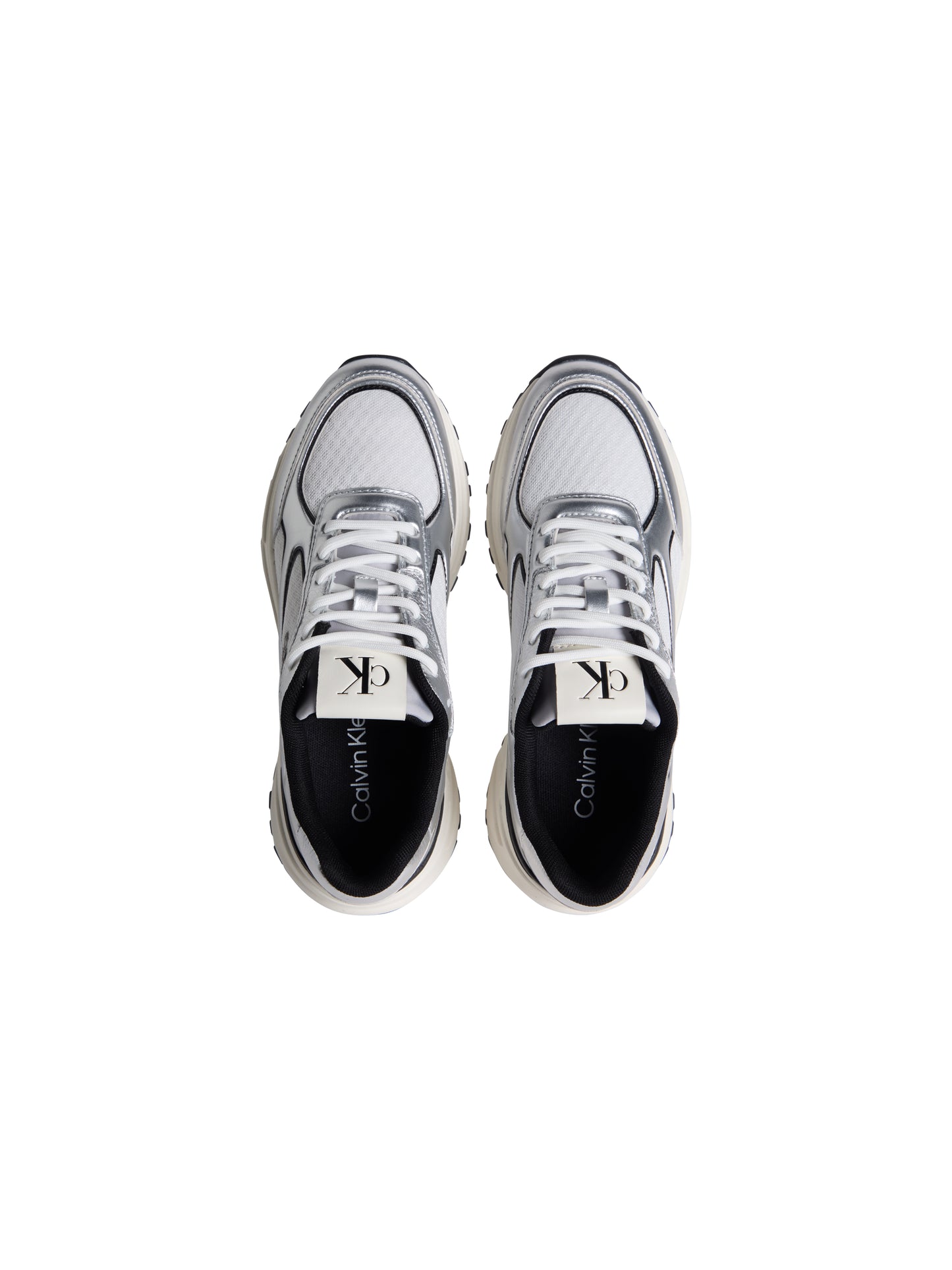 Sneakers Hike Runner Lace da donna nere in tessuto e similpelle