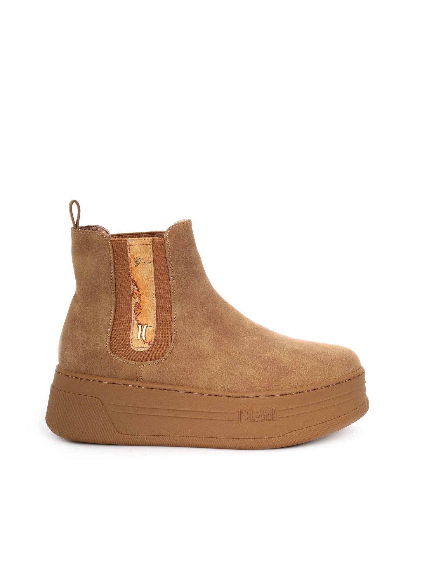 STIVALETTI CHELSEA CON PLATFORM ALVIERO MARTINI 1^ CLASSE DA DONNA TAUPE