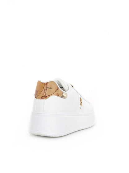 Sneakers donna Alviero Martini Prima Classe bianche con platform