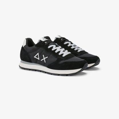 Sun68 Tom Solid, sneakers nere da uomo in stile running retrò