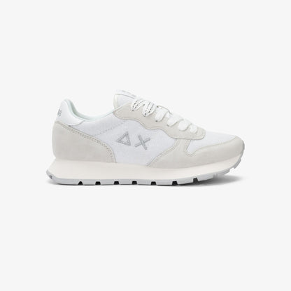 Sun68 Ally Glitter Textile, sneakers bianche donna luminose