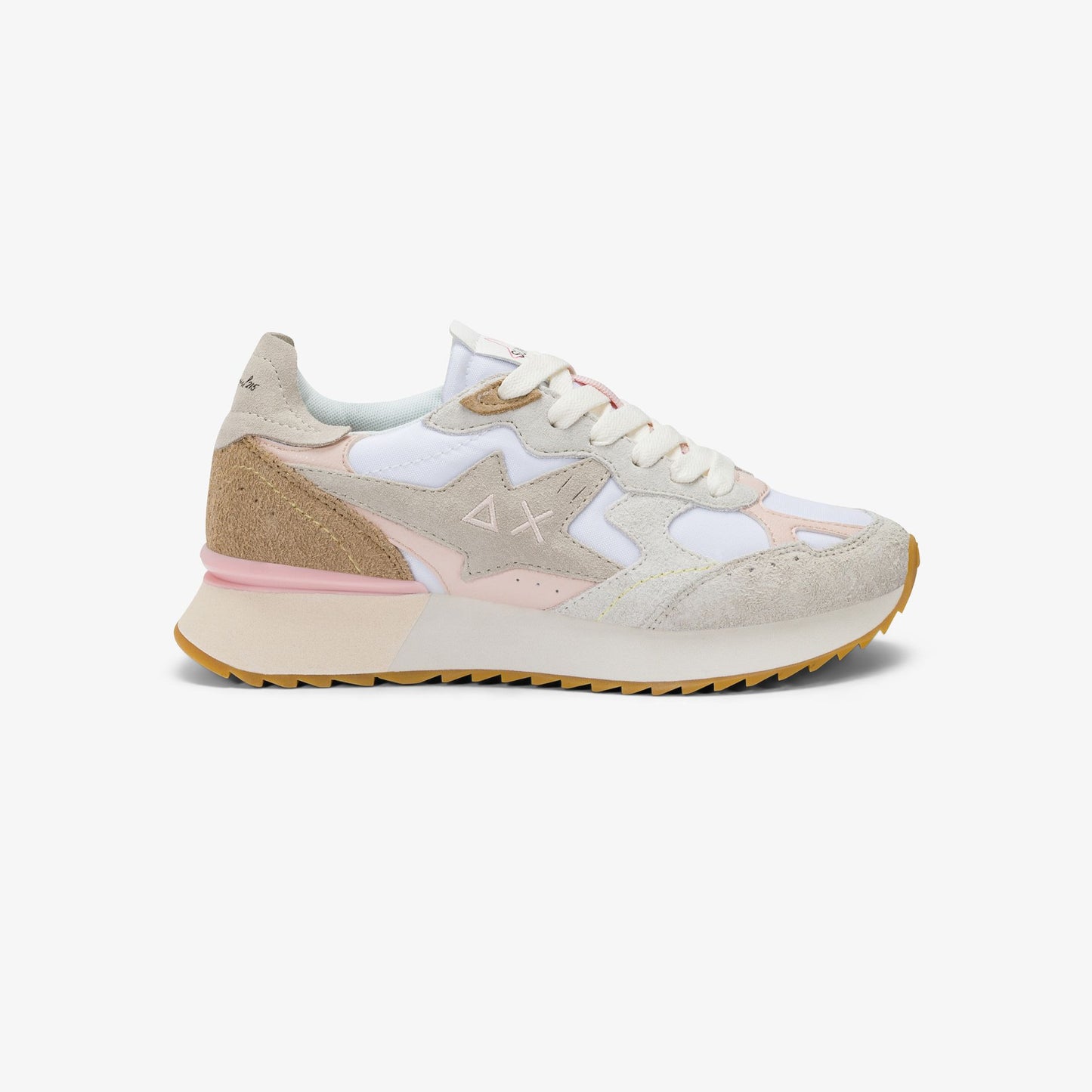 Sun68 Stargirl, sneakers donna bianche con dettagli multicolor