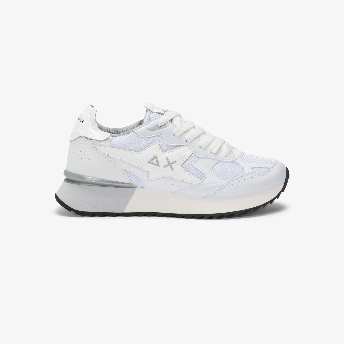 Sun68 Sneakers Stargirl Silver Mesh da donna bianche