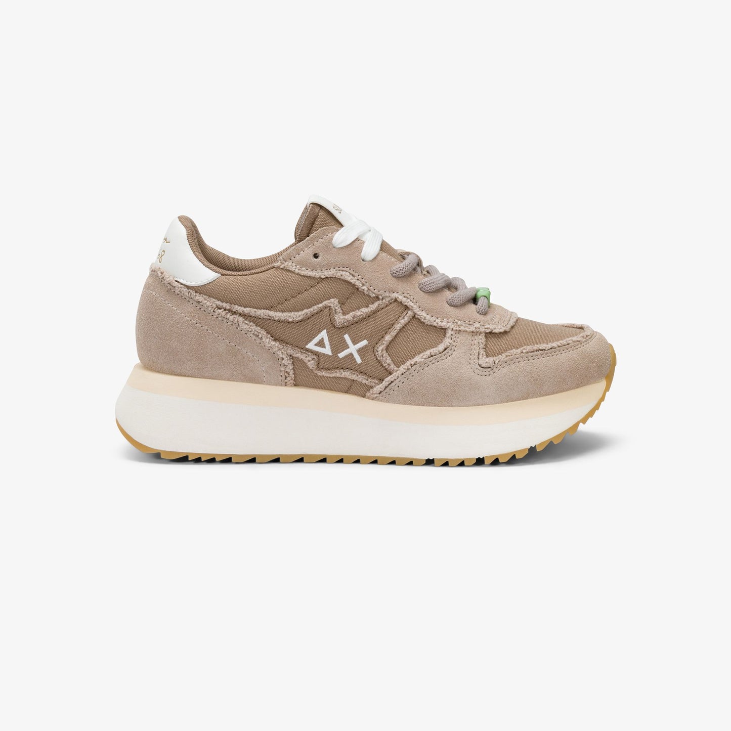 Sun68 Sneakers Big Stargirl da donna grigie con zeppa interna