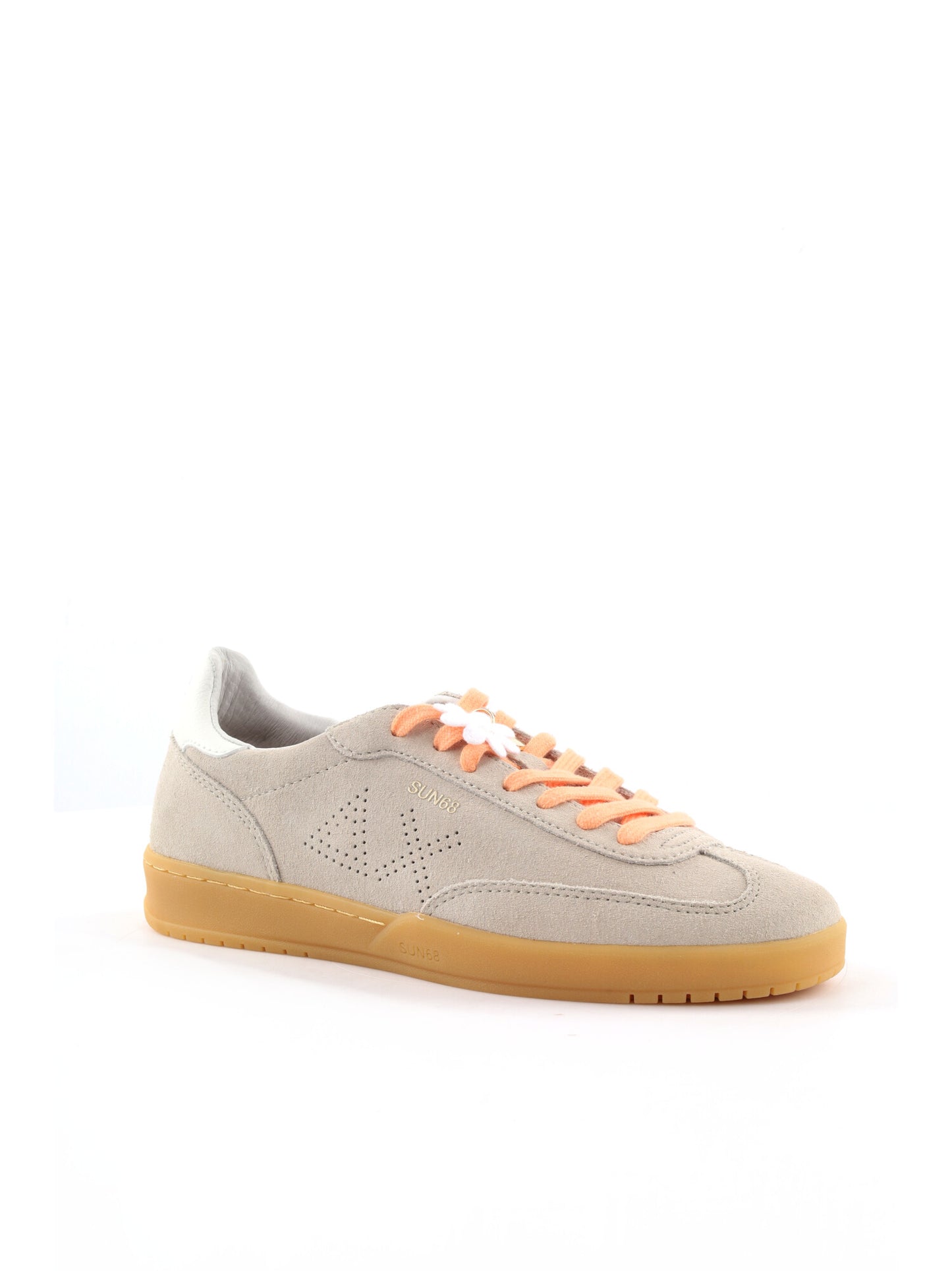Sun68 California Sun, sneakers da donna in morbido suede beige
