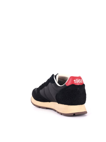 SNEAKER TOM VINTAGE SUN68 DA UOMO NERO