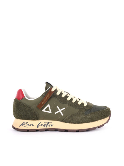 SNEAKER TOM VINTAGE SUN68 DA UOMO VERDE MILITARE