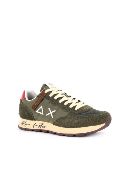 SNEAKER TOM VINTAGE SUN68 DA UOMO VERDE MILITARE