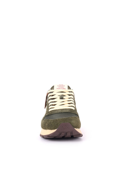 SNEAKER TOM VINTAGE SUN68 DA UOMO VERDE MILITARE