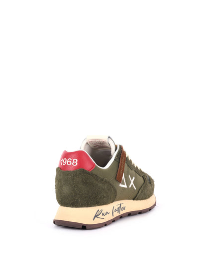 SNEAKER TOM VINTAGE SUN68 DA UOMO VERDE MILITARE