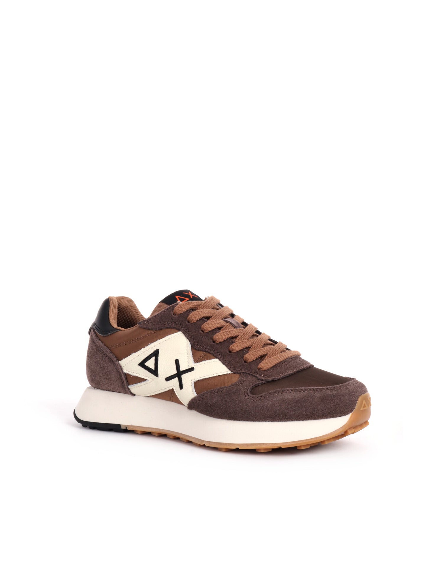SNEAKER JAKI BICOLOR SUN68 DA UOMO MARRONE